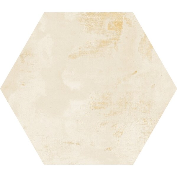 Apollo Tile Aureate 9.84inx11.42in Natural Light Beige Porcelain Hexagon Wall Floor Tile 10.06 sqft/case, 17PK ROC88IVRHEXA - main